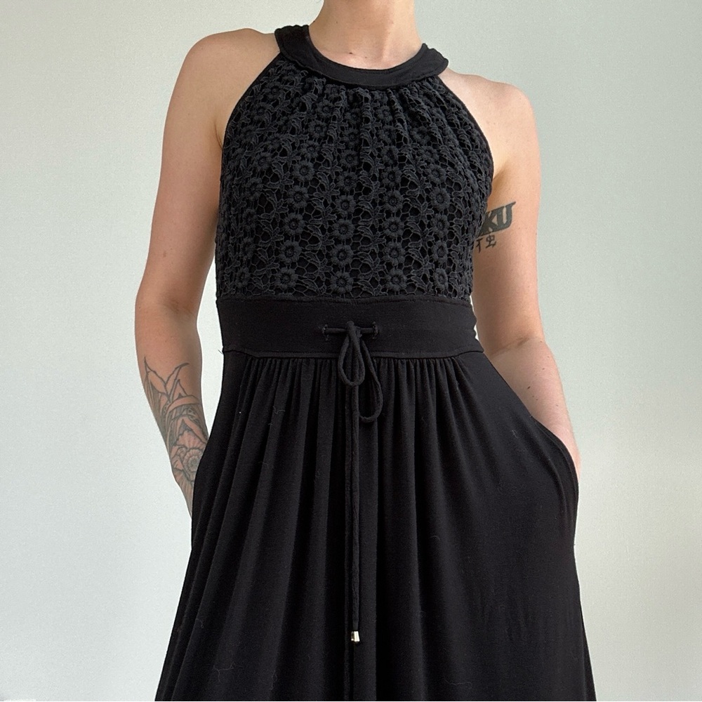 Black Halter Dress